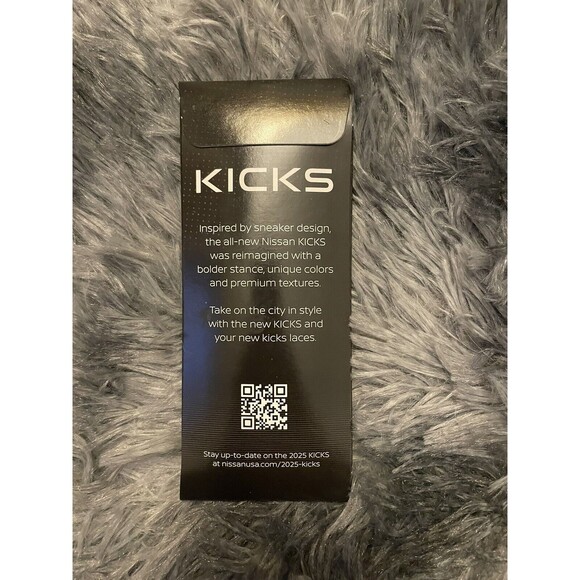 Nissan Kicks Shoelaces (3 Pairs) Car Collectibles Auto Memorabilia RARE NEW - Picture 3 of 7